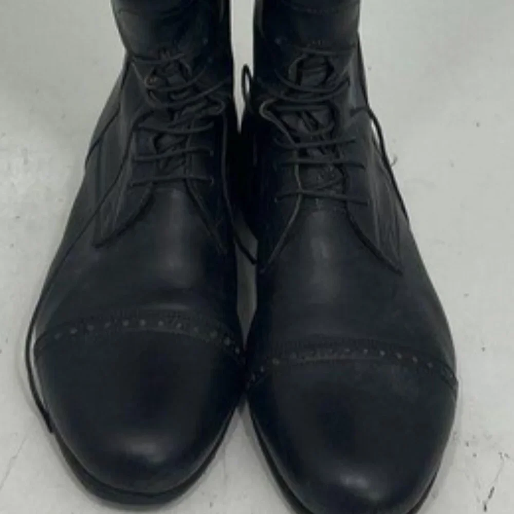 Bespoke E. Vogel Custom Leather English Riding Boots Black